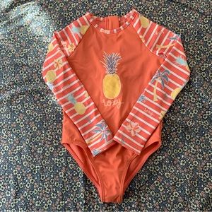 NWT Roxy rashguard bathing suit